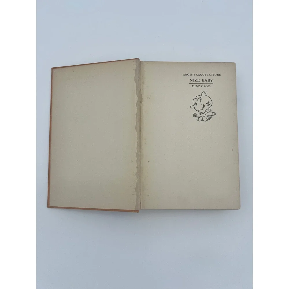 Nize Baby Milt Gross 1926 Hardcover George H Doran Illustrated Vintage Book